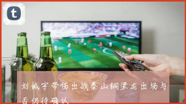 刘诚宇带伤出战泰山铜梁龙出场与否仍待确认